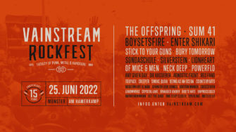 Finales „Vainstream“ Line-Up offiziell veröffentlicht!