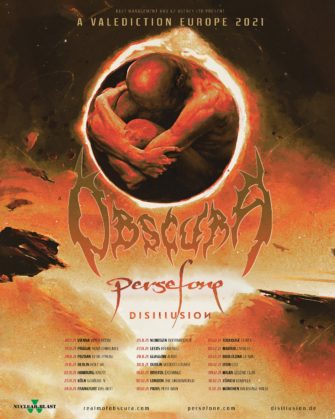 OBSCURA kommen mit DISILLUSION und PERSEFONE auf „A Valediction“ European Tour 2021
