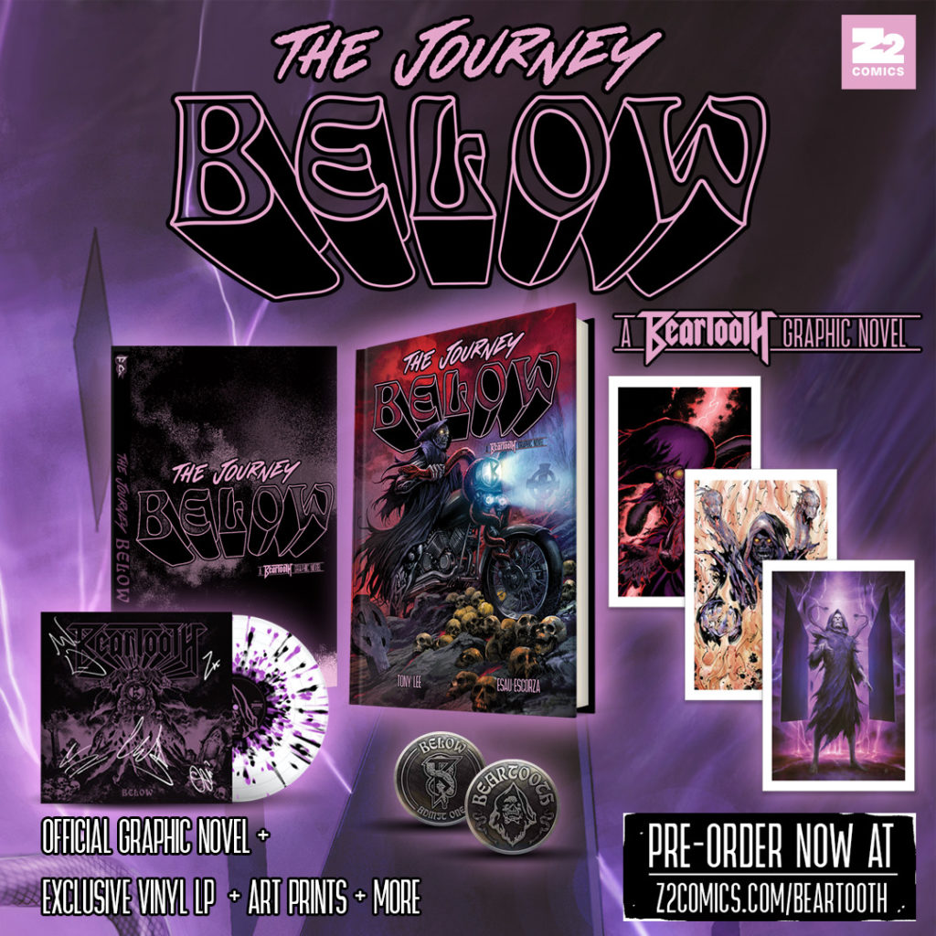 BEARTOOTH kündigen Ihr GRAPHIC NOVEL "THE JOURNEY BELOW" an!