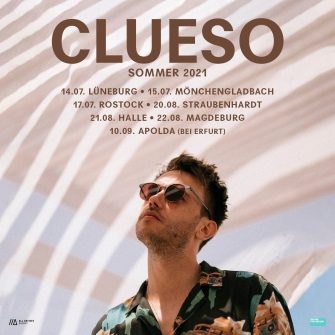 Clueso im August 2021 noch bei 3 Open Airs zu erleben