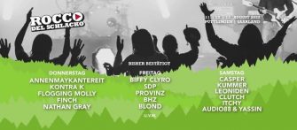 Rocco del Schlacko präsentiert Line-Up für 2022