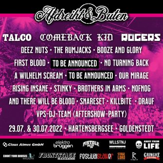 Festivalstalker präsentiert das Afdreihtunbuten Festival 2022