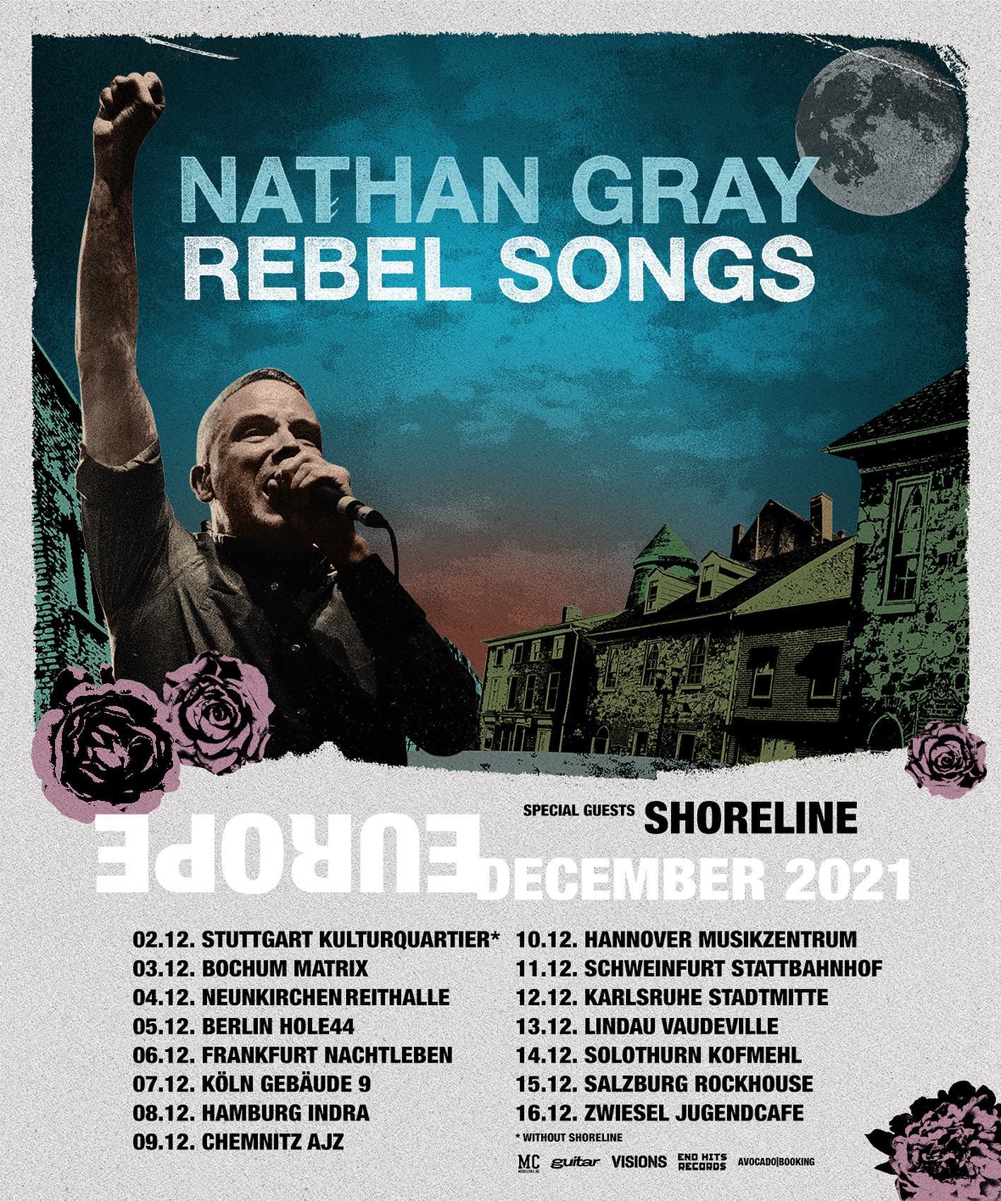NATHAN GRAY mit Rebel Songs auf Tour