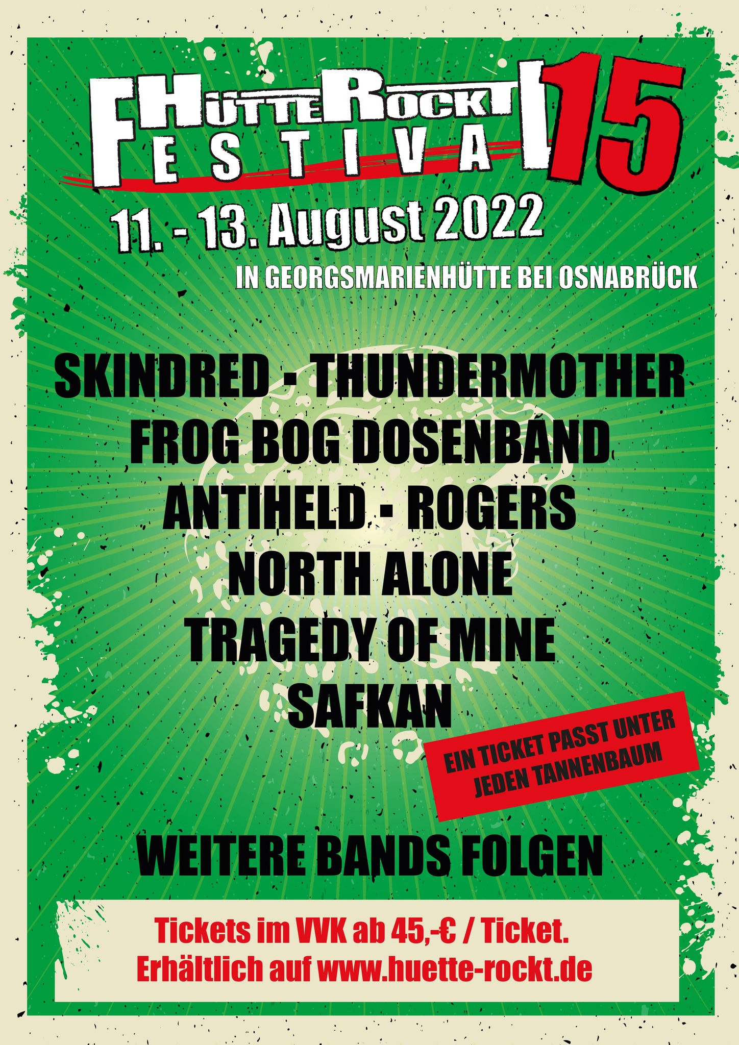 Hütte Rockt Festival bestätigt weitere Acts für 2022