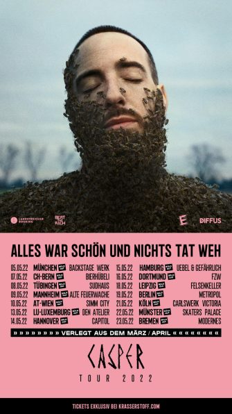 Casper – Neue Single „FABIAN“ +  Verschiebung Tour 2022