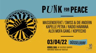 PUNK FOR PEACE Spendenkonzert in Düsseldorf