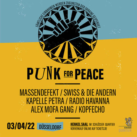 PUNK FOR PEACE Spendenkonzert in Düsseldorf PUNK FOR PEACE Spendenkonzert in Düsseldorf