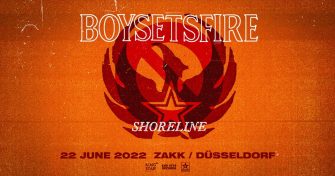 Boysetsfire kündigen ein Headline Konzert in Düsseldorf an