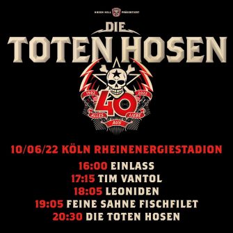 Alles aus Liebe – 40 Jahre Die Toten Hosen – 10.06.2022 Köln