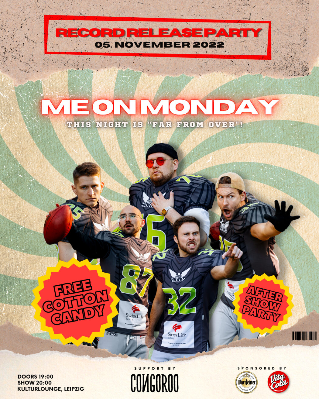 Record Release Party – Poster (1080 × 1350 px)