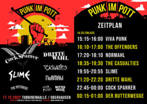 PUNK IM POTT FESTIVAL - LINE UP