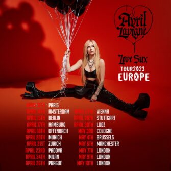 “Love Sux” World Tour bringt Avril Lavigne im Frühjahr nach Deutschland