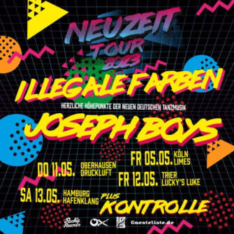 Illegale Farben mit Joseph Boys auf NEUZEIT Tour 2023