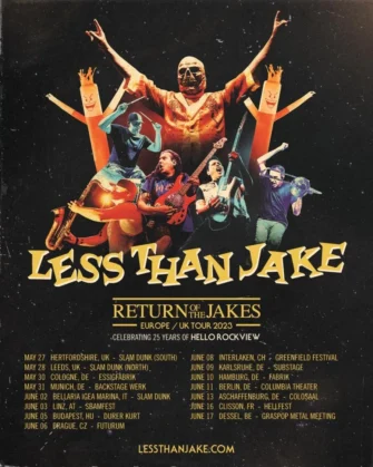 Less Than Jake auf “Return of the Jakes”UK & Europa Tour