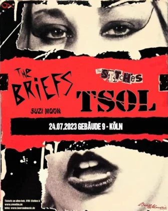 Wilder 70er Punk mit T.S.O.L., The Briefs plus Support
