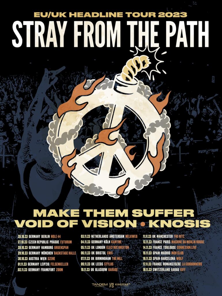 Poster Stray From The Path EU/UK Headlinetour