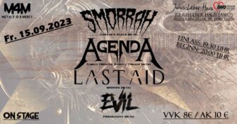 Metal For Mercy Konzert – Smorrah, Agenda, Last Aid und Everything I Lost rocken in Essen