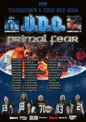 Primal Fear supporten U.D.O. auf ihrer Tour 2024