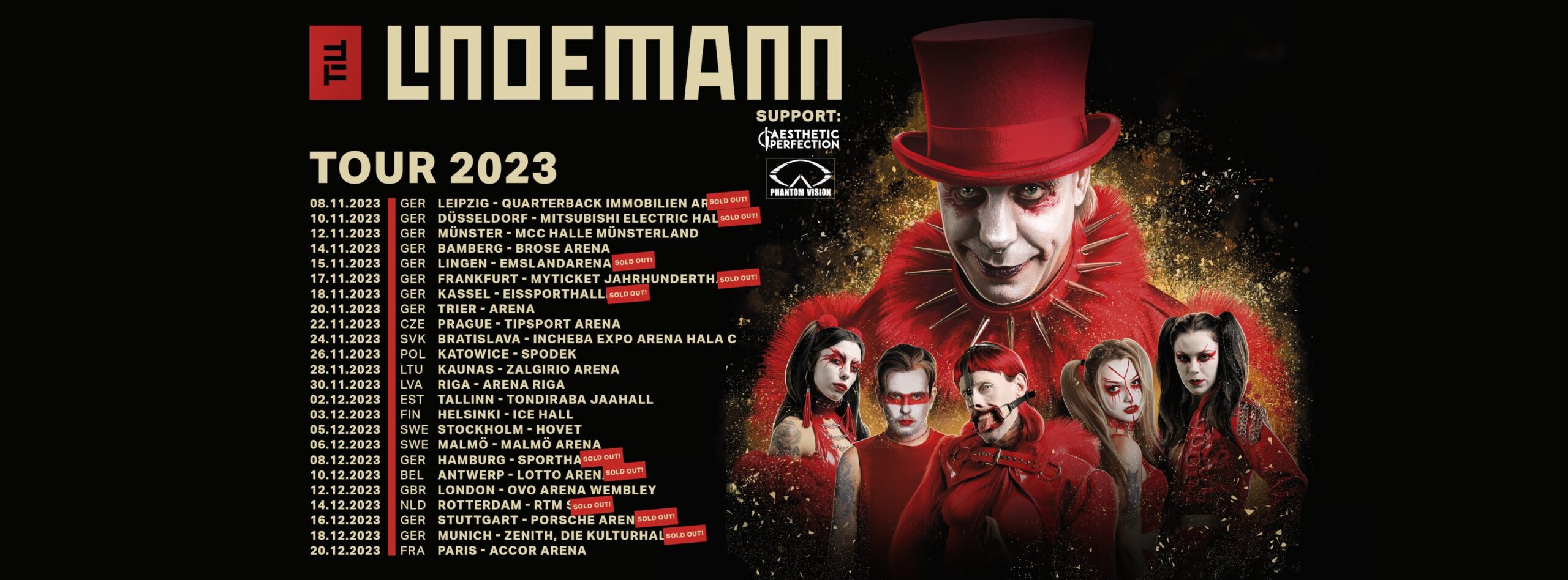 TILL LINDEMANN auf Tour 2023