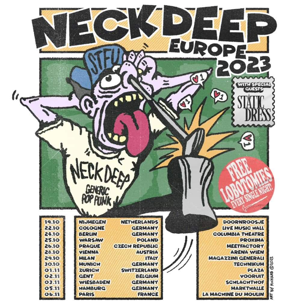 Neck Deep touren wieder durch Europa