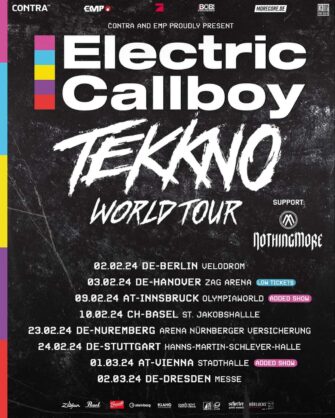Fortsetzung der Tekkno World Tour von Electric Callboy in 2024
