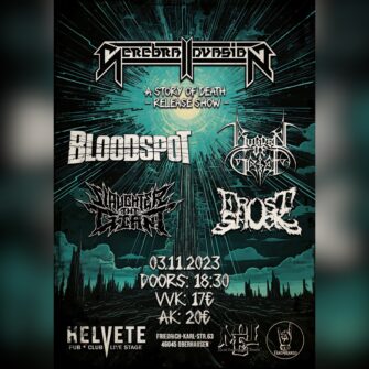 A Stoy of Death – Release Show – Cerebral Invasion & Friends