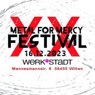 20 Jahre „Metal For Mercy“ | am 16.12.2023 wird mit 20 Bands gefeiert – 3 Bühnen 1 Tag