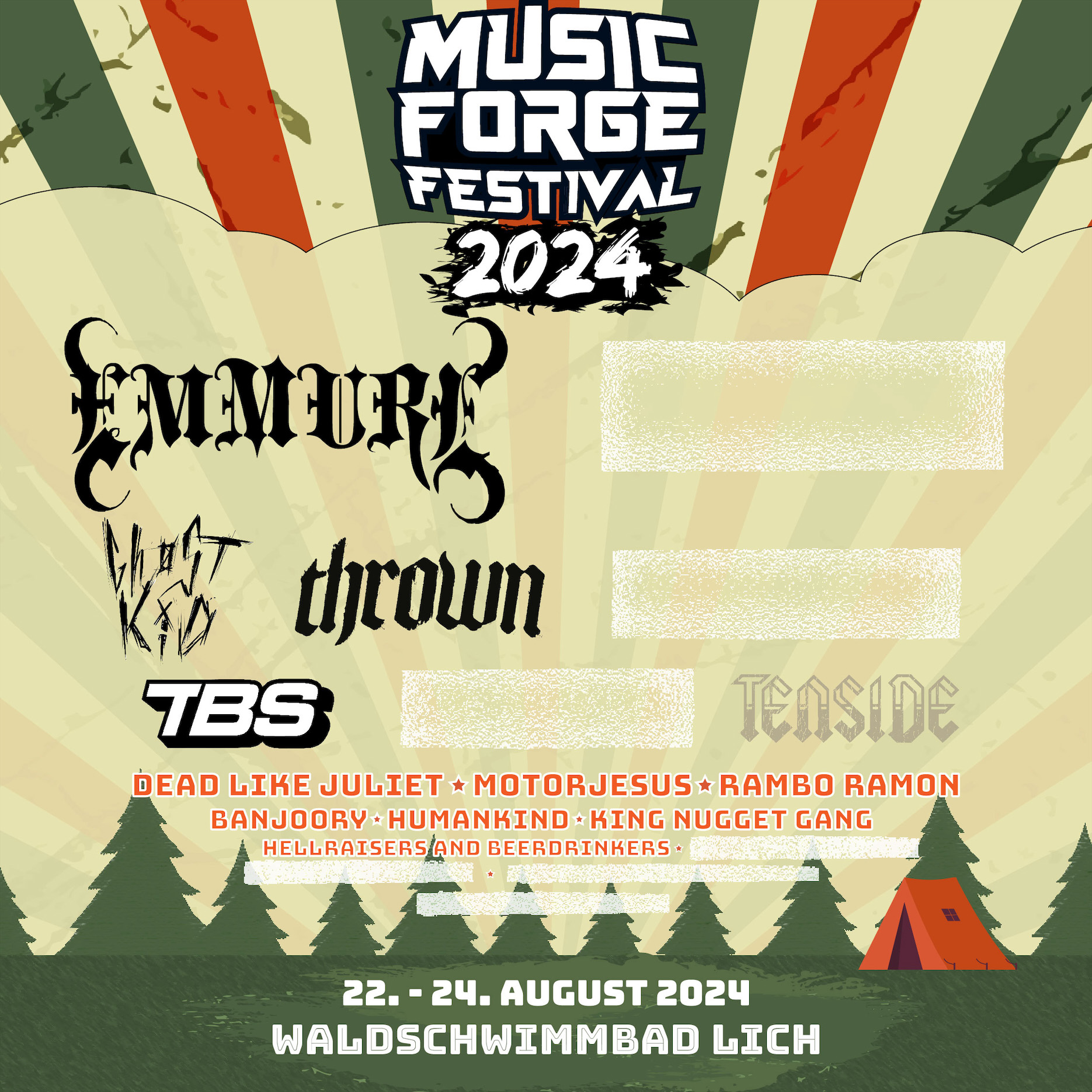 Music Festival 2024 Emmure & 11 weitere Acts für 2024