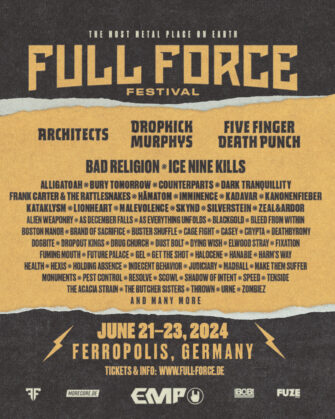 FULL FORCE Die nächsten neuen Bands für das FULL FORCE 2024
