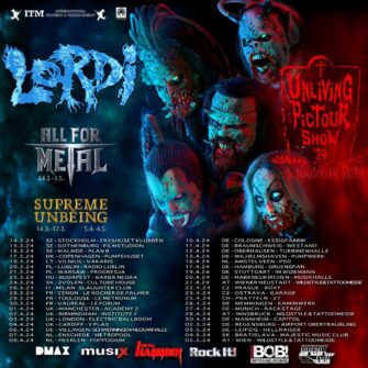 LORDI auf großer Europatour – als Support mit dabei ALL FOR METAL und SUPREME UNBEING