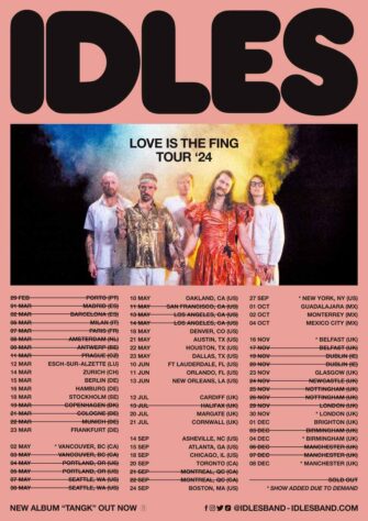 Idles und Ditz gehen ab März auf Welttournee!