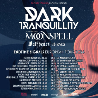 DARK TRANQUILLITY kommen mit „ENDTIME SIGNALS“ auf Europatournee