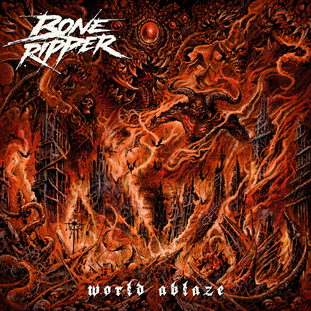 Boneripper – World Ablaze – Cover