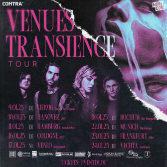 VENUES kommen auf Transience Tour 2025!