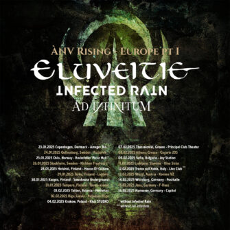 ELUVEITIE kommen auf „ÁNV RISING – EUROPE PT I“- Tour