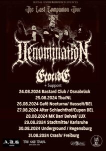 Denomination kündigt "The Last Companion Release Tour 2024" mit Ecocide an
