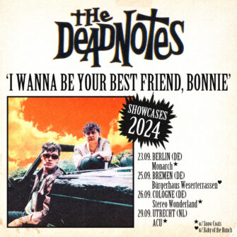The Deadnotes kündigen eine Showcase-Tour im September an