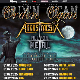 ORDEN OGAN starten 2025 mit Headliner-Tour zum neuen Album “The Tour of Fear“