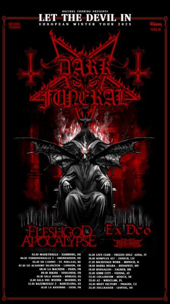 DARK FUNERAL kommen auf „LET THE DEVIL IN EUROPEAN WINTER TOUR 2025“