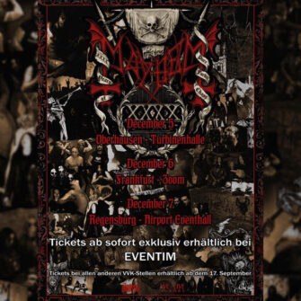 MAYHEM kommen auf 40th Anniversary Tour 2024