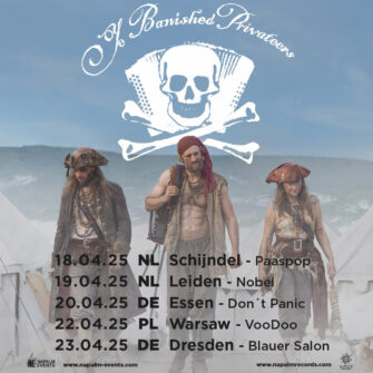 YE BANISHED PRIVATEERS kommen im April 2025 auf Tour