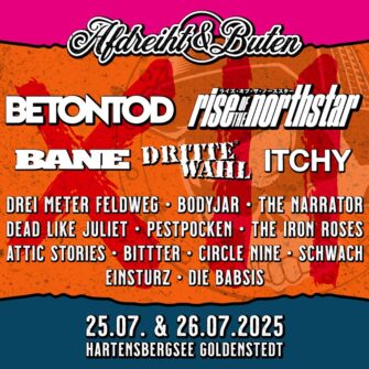 Festivalstalker präsentiert das Afdreiht un Buten Festival 2025 – Zweite Bandwelle