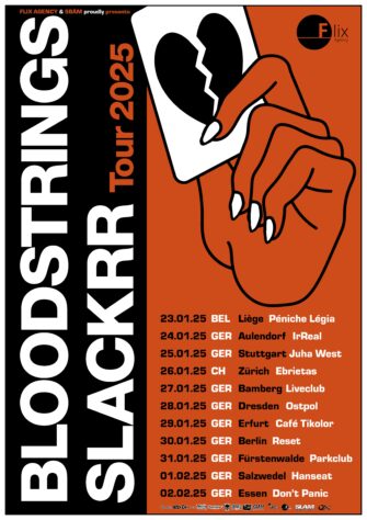BLOODSTRINGS gehen mit SLACKRR auf Tour 2025