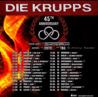 DIE KRUPPS kündigen ihre 45. Jubiläumstour an