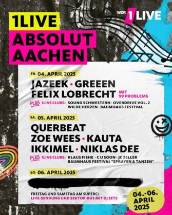 Absolut großartig! Absolut einzigartig! 1LIVE ABSOLUT AACHEN!