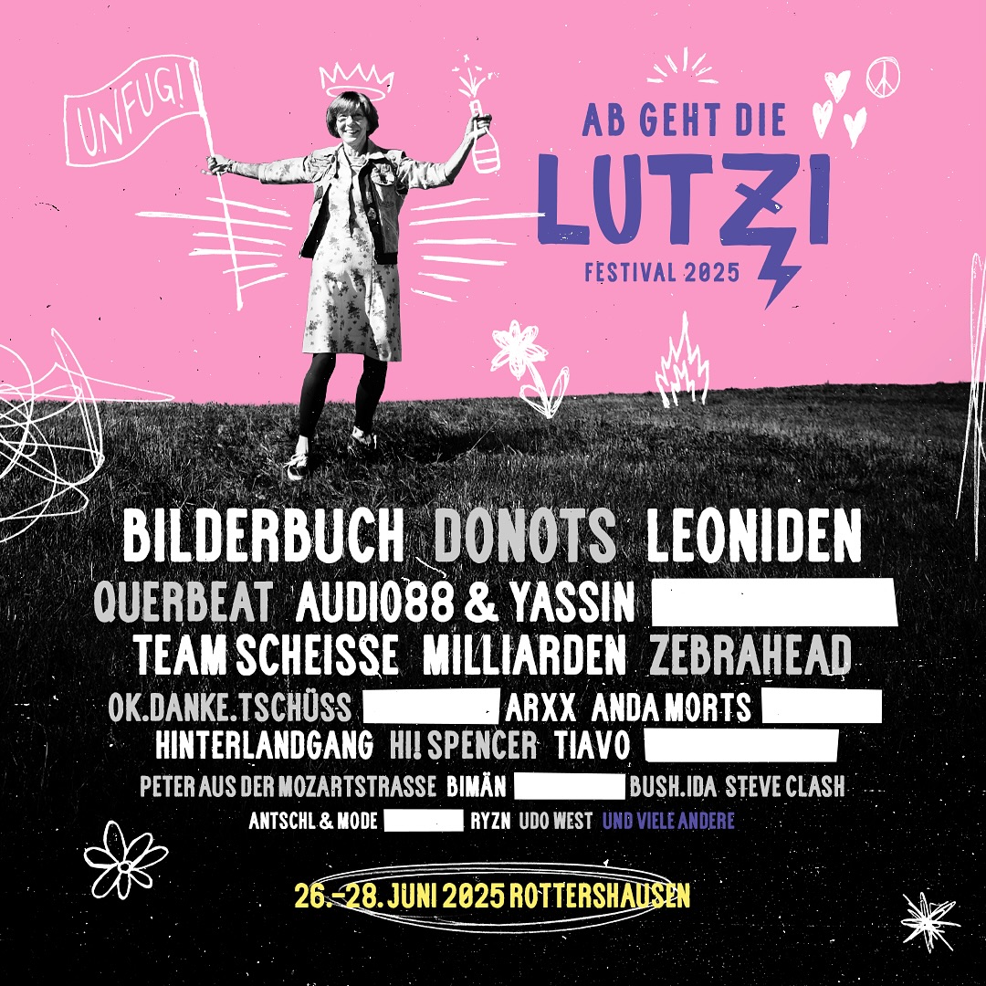  Festivalstalker präsentiert – Das Ab geht die Lutzi Festival 2025 Motiv 