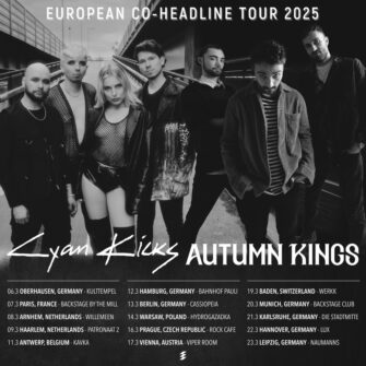 Cyan Kicks & Autumn Kings auf European Co-Headlining Tour 2025