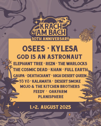 Krach am Bach Festival gibt finales Line-Up für Jubiläumsausgabe im August 2025 bekannt!