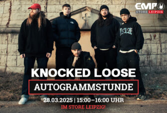 EMP x KNOCKED LOOSE: Die Grammy-nominierten Kulturschocker besuchen ihre Fans im EMP-Store Leipzig!