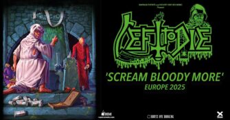 LEFT TO DIE kommen auf „SCREAM BLOODY MORE“ EUROPATOURNEE 2025